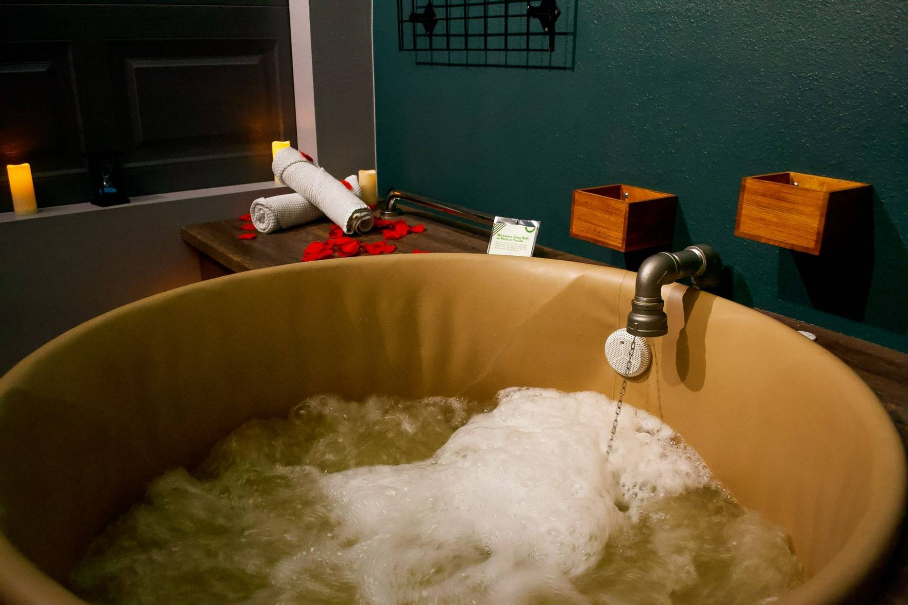 Beer Bath Hydrotherapy date night The Beer Spa
